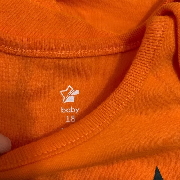 Halloween pumpkin jack-o-lantern long sleeve top - Picture 3 of 3